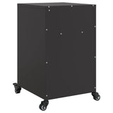 Bedside Cabinets 2 pcs Black 36x39x59 cm Steel 846717