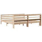 Bed Frame with Headboard without Mattress 180x200 cm Super King 3306651