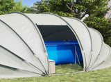 Pool Tent Dome Grey 538 x 440 x 204 cm 42001138