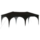 Pop-up Party Tent 575 x 288 x 245 cm Black Oxford Fabric 42019887
