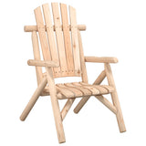 Garden Chair Natural Wood Solid spruce wood Medium Durable 363343