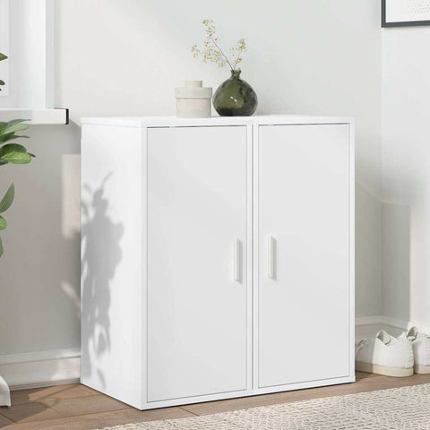Shoe Cabinets 2 pcs White 32x35x70 cm Engineered Wood 808955