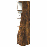 Corner Cabinet 32x32x140cm Engineered Wood Smoked Oak 889880