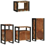 Bathroom Furniture Set 4 pcs Multicolour Solid Reclaimed Wood 3305663
