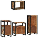 Bathroom Furniture Set 4 pcs Multicolour Solid Reclaimed Wood 3305663