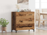 Sideboard Old Wood 69.5 x 34 x 90 cm Engineered Wood and Iron 881504