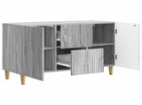 Sideboard Grey Sonoma 89 x 34.5 x 60 cm Engineered Wood 894661