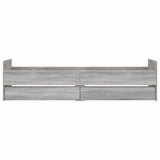 Bed Frame with Drawers without Mattress Grey Sonoma 90x190 cm Single 3207383