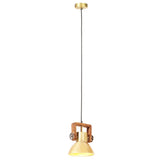 Industrial Hanging Lamp 25 W Brass Round 19 cm E27 320534