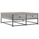Coffee Table Grey Sonoma 100x99x40 cm Engineered Wood 835297