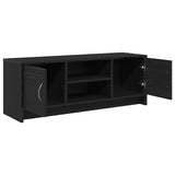 TV Cabinet Black Oak 102x30x37,5 cm Engineered Wood 862411