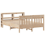 Bed Frame without Mattress 120x190 cm Small Double Solid Wood Pine 3306282