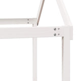 Bunk Bed without Mattress White 90x200 cm Solid Wood Pine 3282117