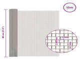 Mesh Screen 80 x 1000 cm 8 Mesh Stainless Steel 201 Silver 42039673