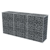 Gabion Basket Galvanised Steel 200x50x100 cm 142552