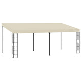 Wall-mounted Gazebo 3x6 m Cream Fabric 47989