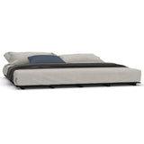 Bed Frame without Mattress Black 160x200 cm Solid Wood Pine 824582