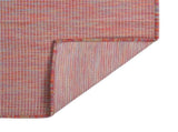 Outdoor Flatweave Rug 120x170 cm Red 340823