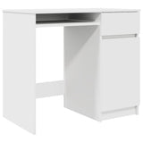 Desk White 86x49x76 cm Engineered Wood 861823