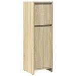 ZNTS 3 Piece Bathroom Furniture Set Sonoma Oak Engineered Wood 3324973