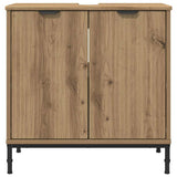 Bathroom Sink Cabinet with Door Artisan Oak 60.5 x 33.5 x 61 cm 883423