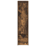Highboard Smoked Oak 29.5x34x119.5 cm Engineered Wood 861656