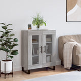 Sideboard Grey Sonoma 69.5x34x90 cm Engineered Wood 827818