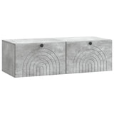 Wall-Mounted TV Cabinet Concrete Grey 99 x 41 x 30 cm 898188