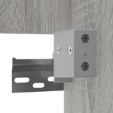 Bathroom Cabinet with Mirror Grey Sonoma Engineered Wood 820473