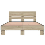 Bed Frame without Mattress Sonoma Oak 120x200 cm 3280153