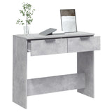 Console Table Concrete Grey 90x36x75 cm Engineered Wood 811335