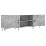TV Cabinet Concrete Grey 150x30x50 cm Engineered Wood 829096