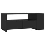 ZNTS Coffee Table Black 102x55x42 cm Engineered Wood 810918