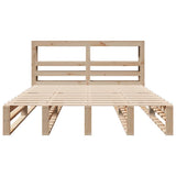 Bed Frame without Mattress 140x190 cm Solid Wood Pine 3306522