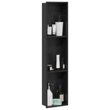 Shower Niche Black 90 x 20 x 9.5 cm Stainless Steel 42012666