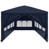 Garden Marquee 3x12 m Blue 91430