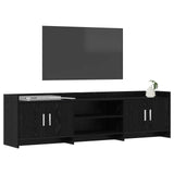 TV Cabinet 168 x 33 x 47 cm Black Oak Engineered Wood 8011180