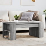 Coffee Table Grey Sonoma 102x55x42 cm Engineered Wood 831859