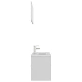 Bathroom Furniture Set White Engineered Wood 3071333