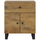 Bedside Cabinet 50x33x60 cm Solid Wood Mango&Engineered Wood 350671