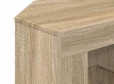Corner LED TV Cabinet 100 x 40 x 50 cm Sonoma Oak 889797