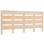 ZNTS Bed Frame without Mattress 200x200 cm Solid Wood Pine 3120152