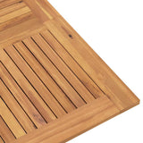 Folding Garden Table 110x110x75 cm Solid Wood Teak 362616