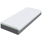 Mattress White and Grey 70 x 200 cm Pocket Spring 4106359