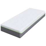 Mattress White and Grey 70 x 200 cm Pocket Spring 4106359
