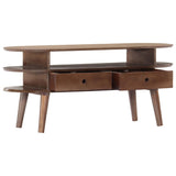 TV Cabinet 110x35x50 cm Solid Acacia Wood 282874