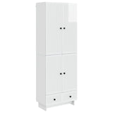 Cabinet Set 2 pcs High Gloss White 66 x 34.5 x 95 cm 3416353