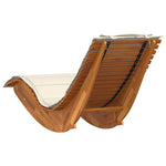 Sun Lounger 2 pcs Brown 60 x 154 x 74cm Solid Acacia wood 3329134
