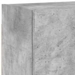 4 Piece TV Wall Units Concrete Grey Engineered Wood 3216503