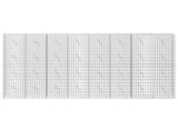 Gabion with 3.5 mm Wire and 5x10 cm Mesh 400x10x200 cm 3462578